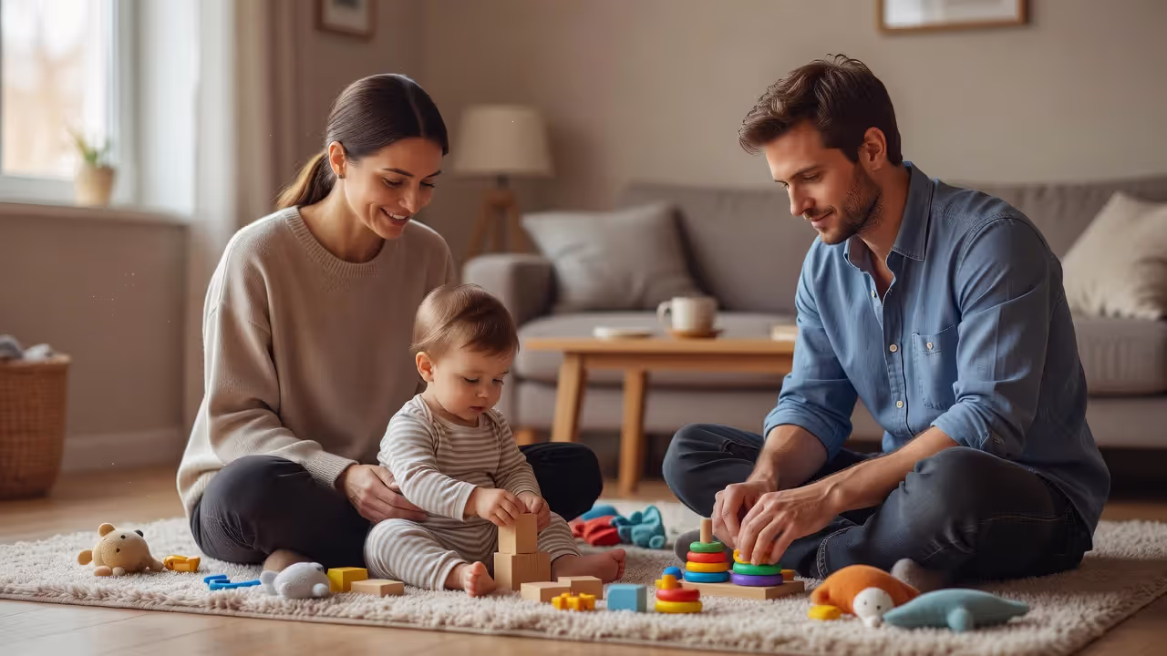 Gradual introduction technique to help toddler warm up to a new person