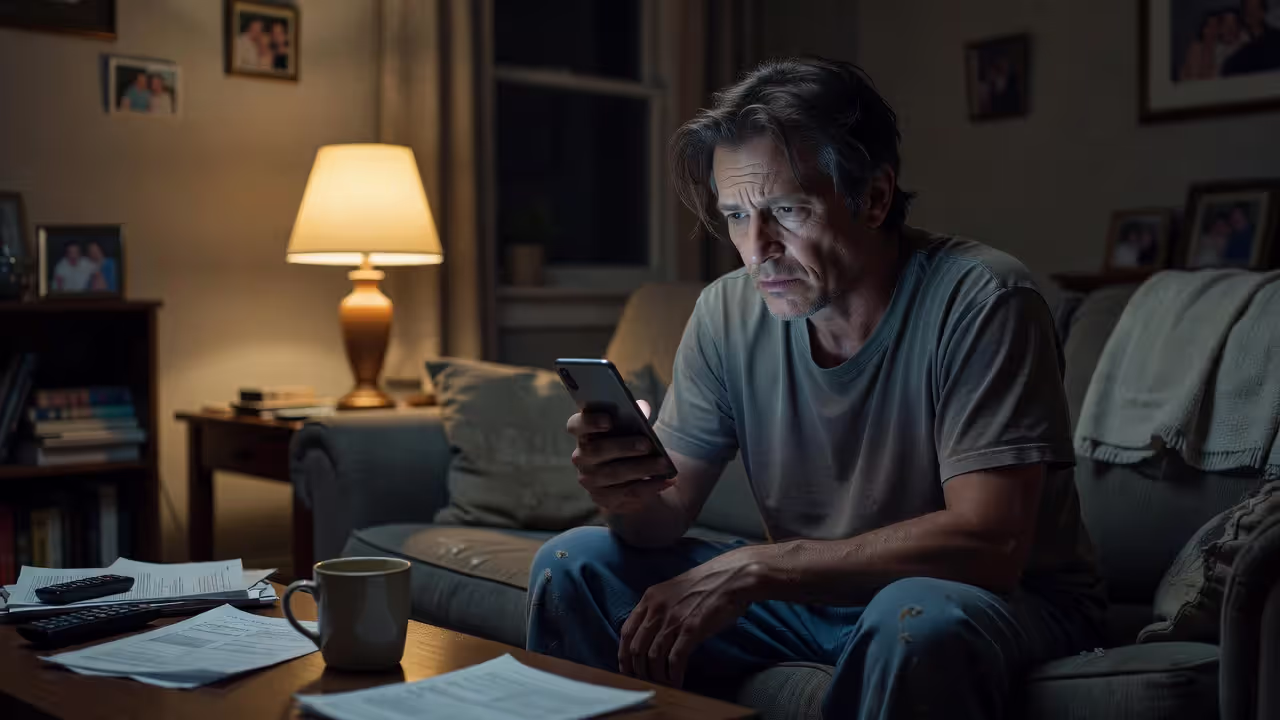 Parent waiting up late worried about teen missing curfew