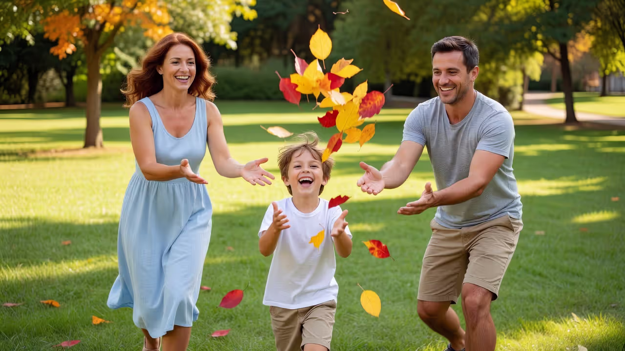 Child thriving in an open adoption family