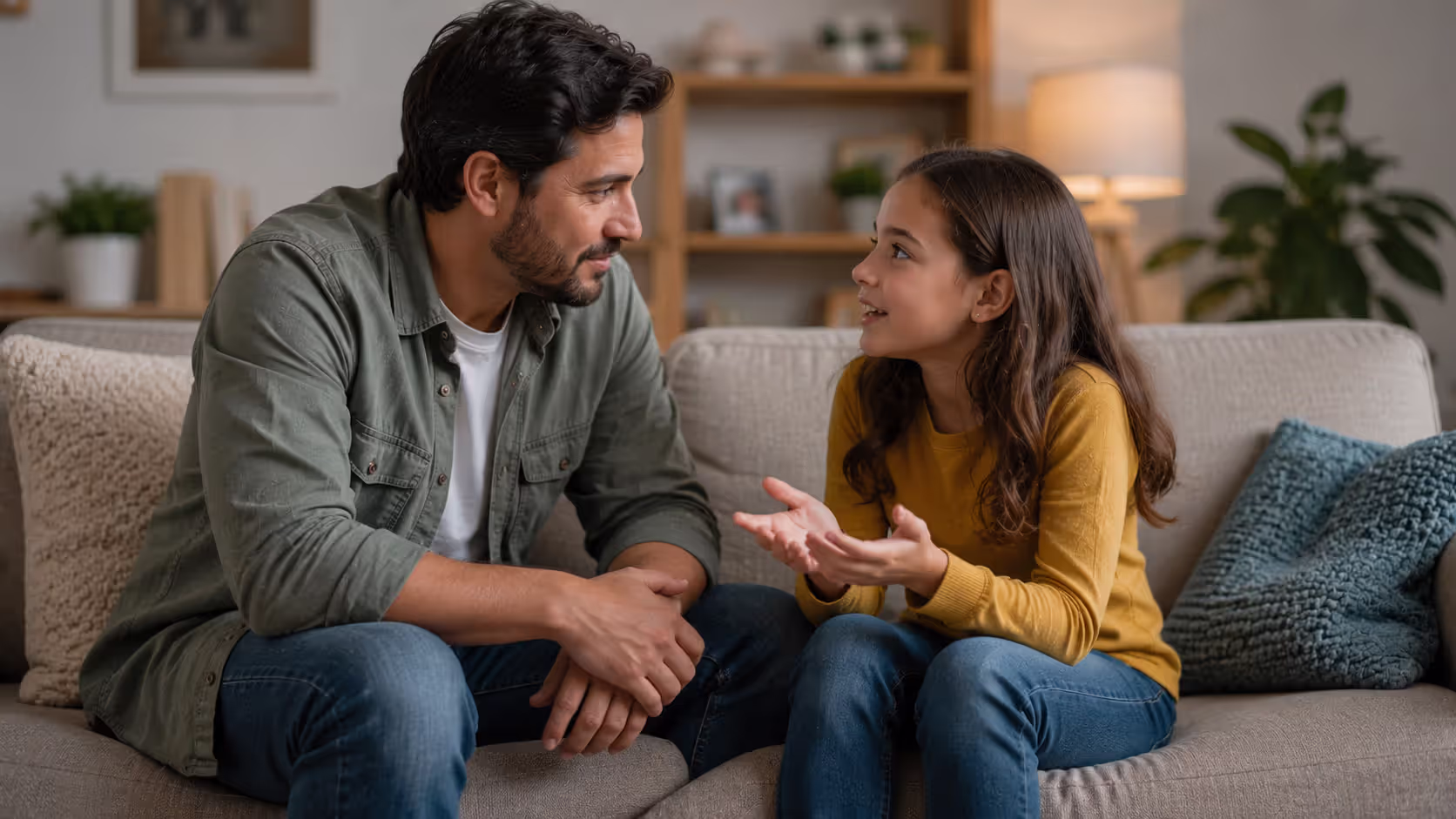 Parent and child having an open conversation as a strategy for preventing adverse childhood experiences