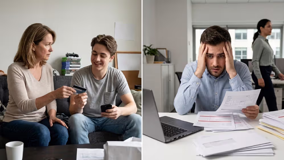 Comparison showing short-term coddling versus long-term effects on a young adult